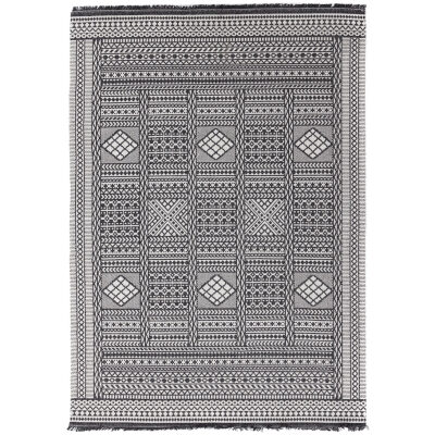 Cotton Carpet Casa Cotton 22094 Black Royal Carpet