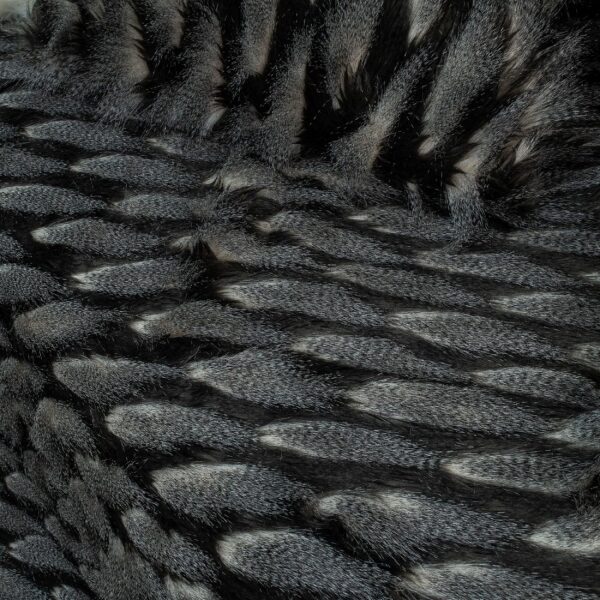 Sofa throw Teoran Pelt 22 Black