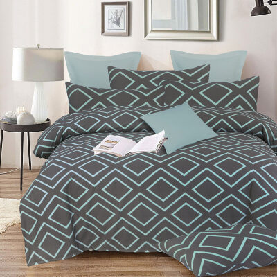 Pillowcase set 50x70 Rombus Aqua