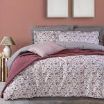 Extra double duvet cover set with 2 pillowcases Das Home 4780 Multicolor