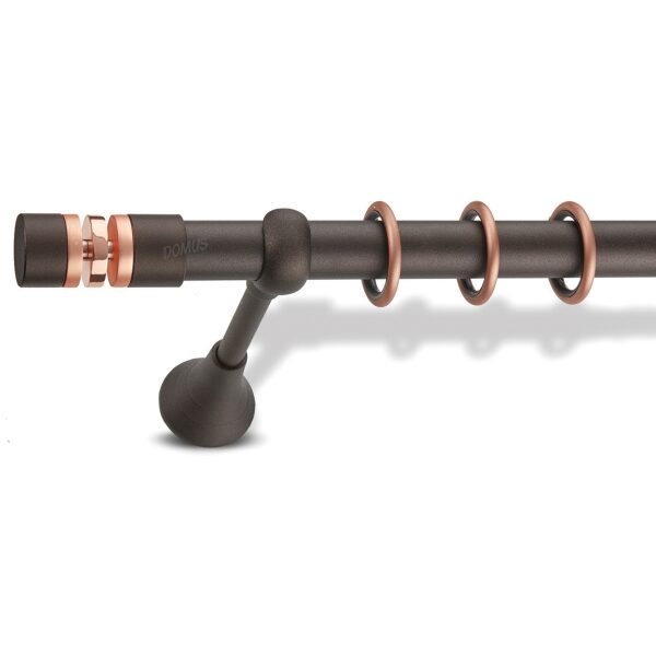 Metal curtain rod Chic 3014 Φ25 Domus Rust Copper