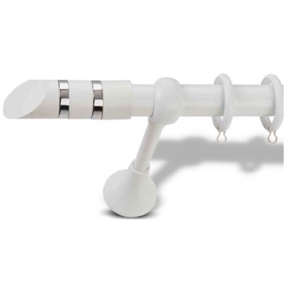 Metal curtain rod Chic 3022 Φ25 Domus White